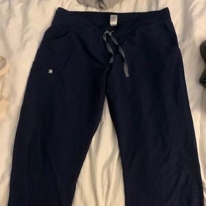 Figs Navy Blue Kade Scrub Pants Size Large Tall